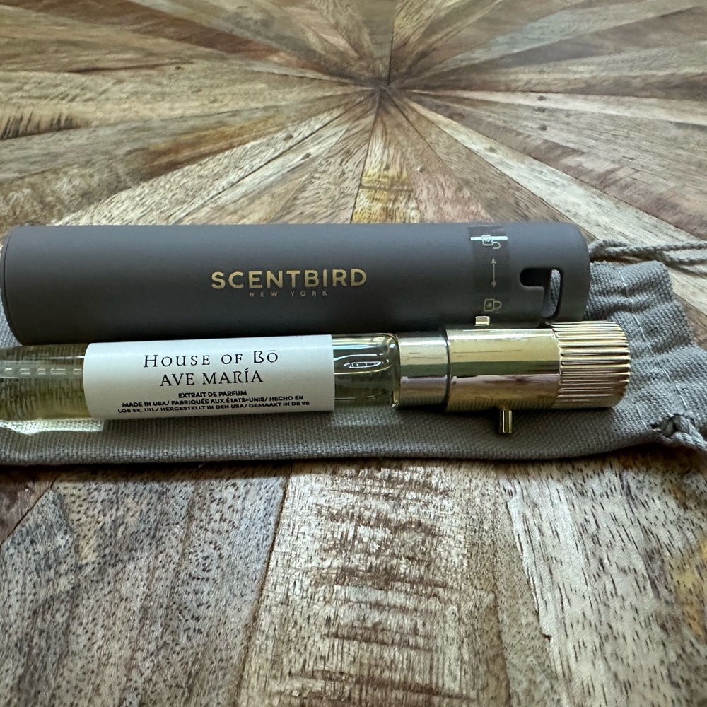 House of Bō Ave María Perfume with Gray Case